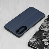 Husa de protectie Techsuit eFold Series compatibil cu Samsung Galaxy S25 Edge, Albastru Inchis