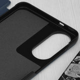 Husa de protectie Techsuit eFold Series compatibil cu Samsung Galaxy S25 Edge, Albastru Inchis