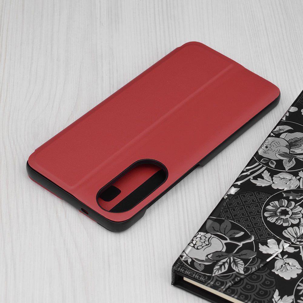 Husa de protectie Techsuit eFold Series compatibil cu Samsung Galaxy S25 Edge, Rosu