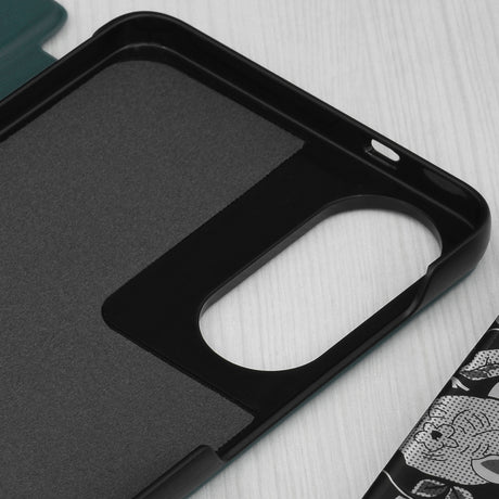 Husa de protectie Techsuit eFold Series compatibil cu Samsung Galaxy S25 Edge, Verde Inchis