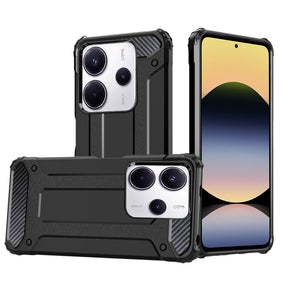 Husa de protectie Techsuit Hybrid Armor compatibil cu Xiaomi Redmi Note 14 4G (Regional), Negru