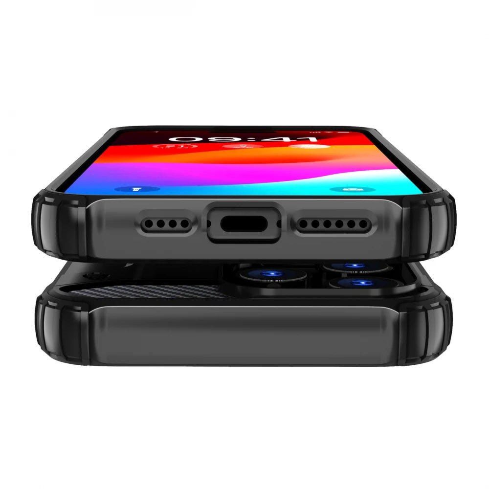 Husa de protectie Techsuit Hybrid Armor compatibil cu Xiaomi Redmi Note 14 5G, Negru