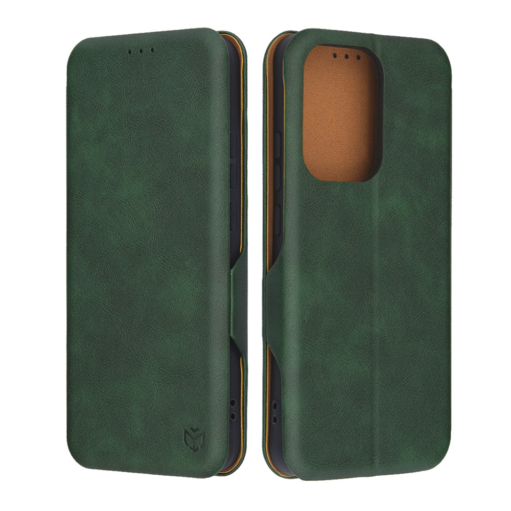 Husa de protectie Techsuit Safe Wallet Plus compatibil cu Oppo Reno13 Pro, Verde
