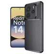 Husa de protectie Techsuit CarbonFiber compatibil cu Xiaomi Redmi Note 14 5G, Negru