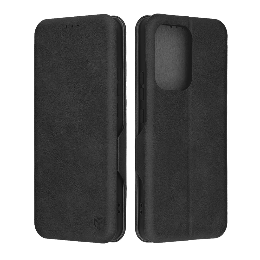 Husa de protectie Techsuit Safe Wallet Plus compatibil cu Oppo Reno13 F 4G / Reno13 F 5G / Reno13 FS 5G, Negru
