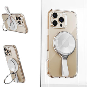 Suport ESR Suction Phone HaloLock (2K6500201), Hands-Free Mirror Phone Stand, Magnetic, 360° Rotation Ring, Alb