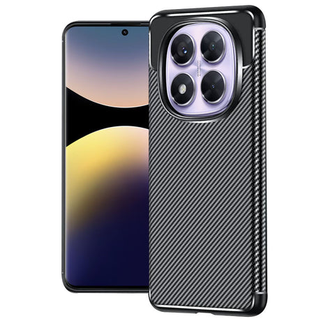 Husa de protectie Techsuit CarbonFiber compatibil cu Xiaomi Redmi Note 14 Pro 5G / Redmi Note 14 Pro+ 5G / Poco X7, Negru