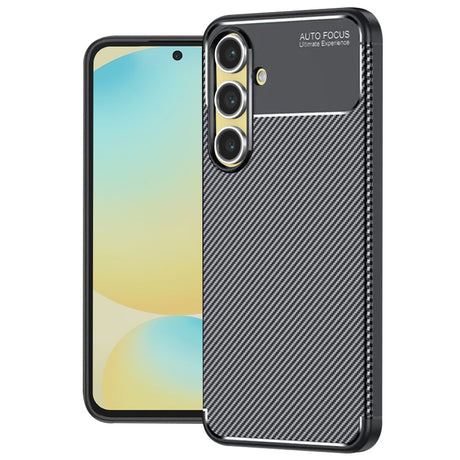 Husa de protectie Techsuit CarbonFiber compatibil cu Samsung Galaxy S24 FE, Negru