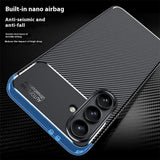 Husa de protectie Techsuit CarbonFiber compatibil cu Samsung Galaxy S24 FE, Negru