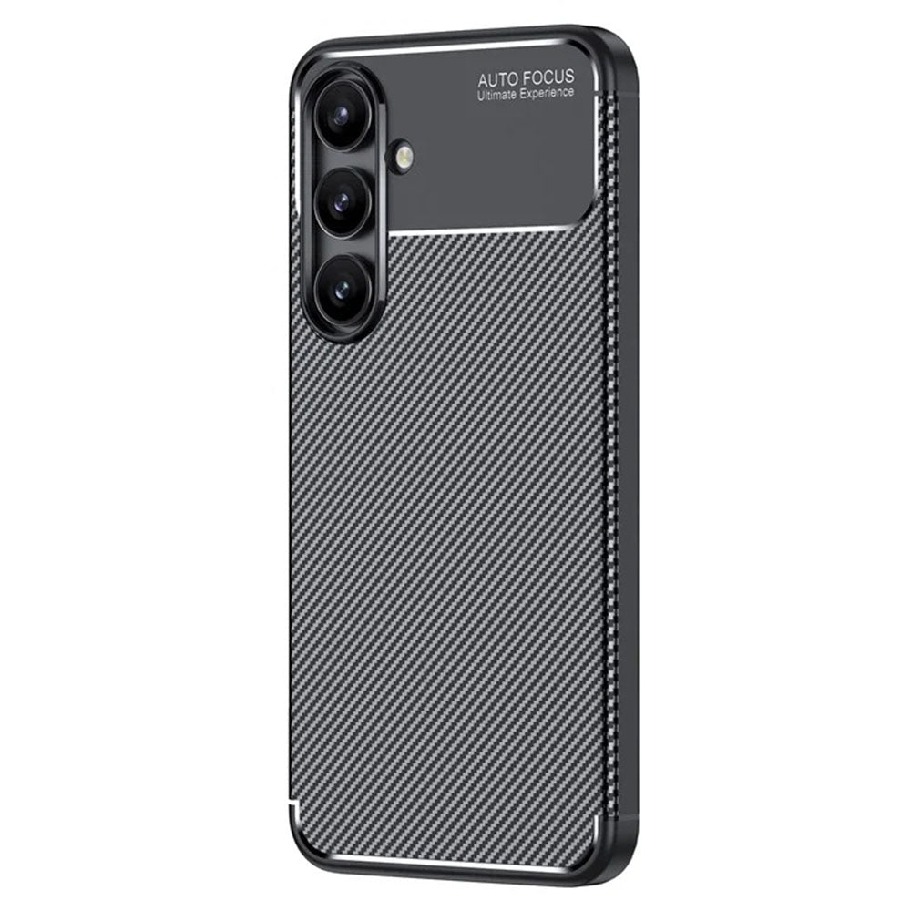 Husa de protectie Techsuit CarbonFiber compatibil cu Samsung Galaxy S24 FE, Negru