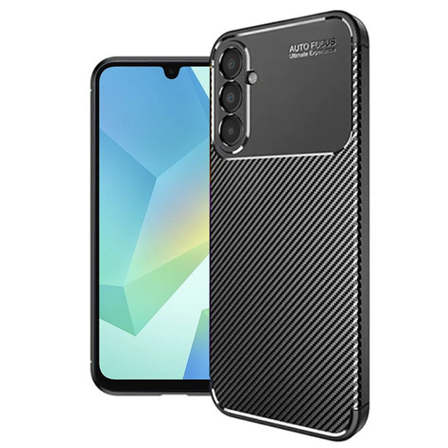 Husa de protectie Techsuit CarbonFiber compatibil cu Samsung Galaxy A16 4G / A16 5G, Negru