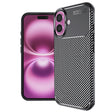 Husa de protectie Techsuit CarbonFiber compatibil cu iPhone 16 Plus, Negru