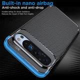 Husa de protectie Techsuit CarbonFiber compatibil cu Google Pixel 9 Pro, Negru