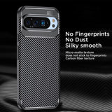 Husa de protectie Techsuit CarbonFiber compatibil cu Google Pixel 9 Pro, Negru