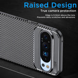Husa de protectie Techsuit CarbonFiber compatibil cu Google Pixel 9 Pro, Negru