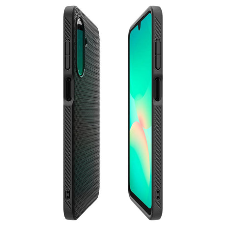 Husa de protectie Spigen Liquid Air (ACS09290) compatibil cu Samsung Galaxy A26 5G, Negru Mat