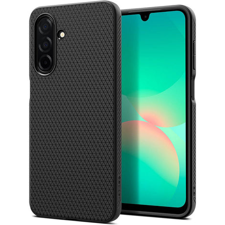 Husa de protectie Spigen Liquid Air (ACS09290) compatibil cu Samsung Galaxy A26 5G, Negru Mat
