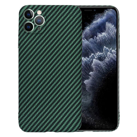 Husa de protectie Techsuit Carbonite FiberShell compatibil cu iPhone 11 Pro Max, Verde