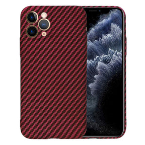 Husa de protectie Techsuit Carbonite FiberShell compatibil cu iPhone 11 Pro, Rosu