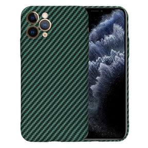 Husa de protectie Techsuit Carbonite FiberShell compatibil cu iPhone 11 Pro, Verde