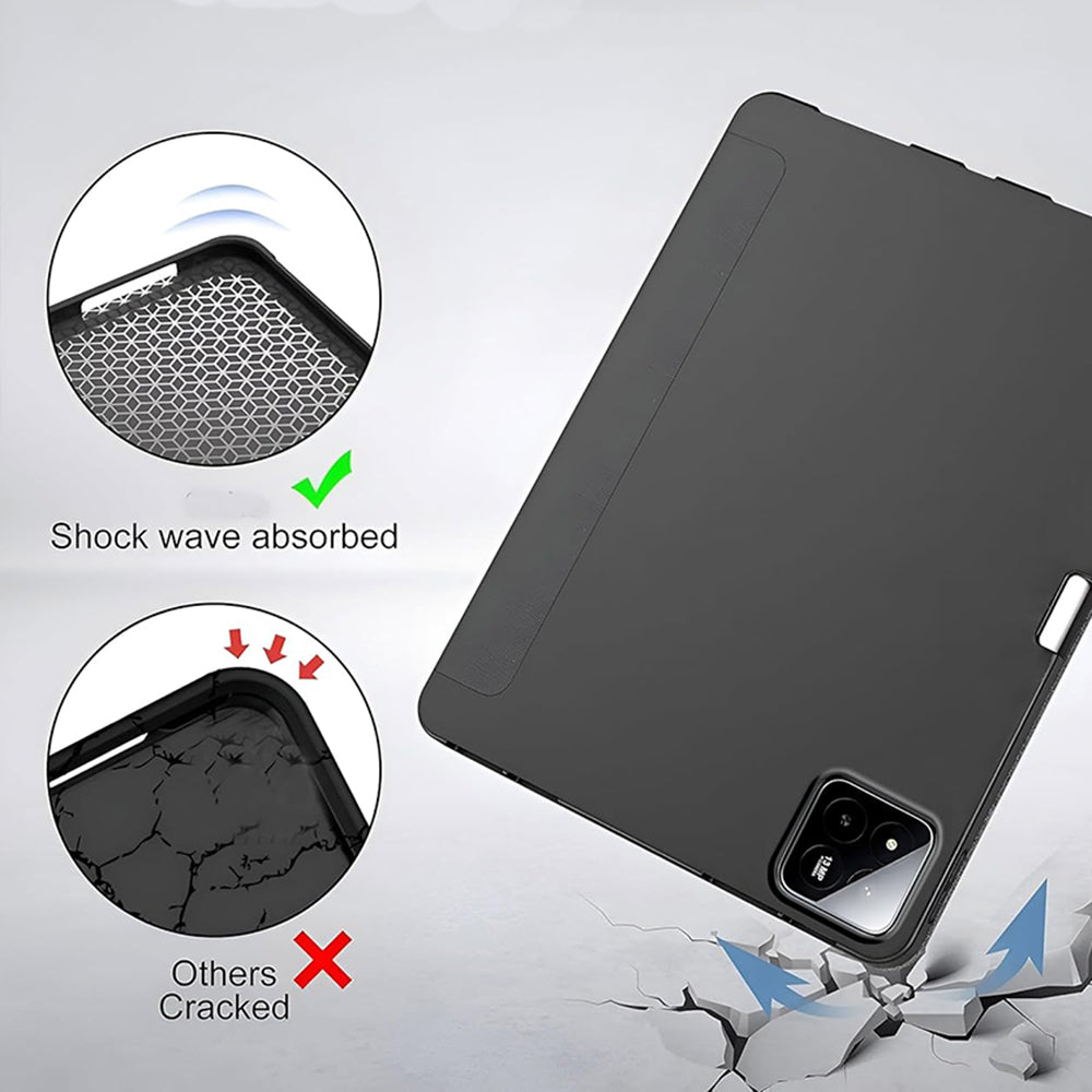 Husa pentru Xiaomi Pad 7 / 7 Pro - Techsuit Flex Trifold - Black