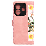 Husa de protectie Techsuit FlipCraft compatibil cu Xiaomi Redmi Note 14 4G (Regional), Sweetheart Pink