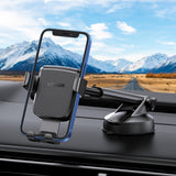 Suport Ugreen Gravity Phone LP200 (60990B), for Dashboard, Suction Cup, Telescopic Arm, 360°, for 4.7" - , Negru