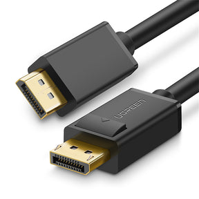 Adaptor Ugreen Video Cable DP102 (10211), DP to DP, Universal, for Laptop, TV, High Definition, 4K@60Hz, 1.2V, 2m, Negru
