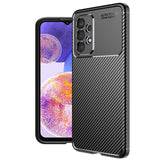 Husa de protectie Techsuit CarbonFiber compatibil cu Samsung Galaxy A23 4G / A23 5G, Negru