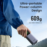 Baterie externa Ugreen PB722 (35525B), Fast Charging, Digital Display, 25000mAh, USB, 2x Type-C, 200W, QC, PD, 5V/3A, Gri