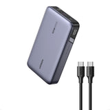 Baterie externa Ugreen PB720 (25188), Two-way Fast Charging, Digital Display, 20000mAh, USB, Type-C, 100W, 5V/3A, Negru