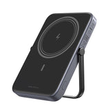 Baterie externa Ugreen PB571 (35605B), with Digital Display, Fast Charge, Magnetic, Wireless, 5000mAh, USB-C, 18W, 5V/3A, Gri
