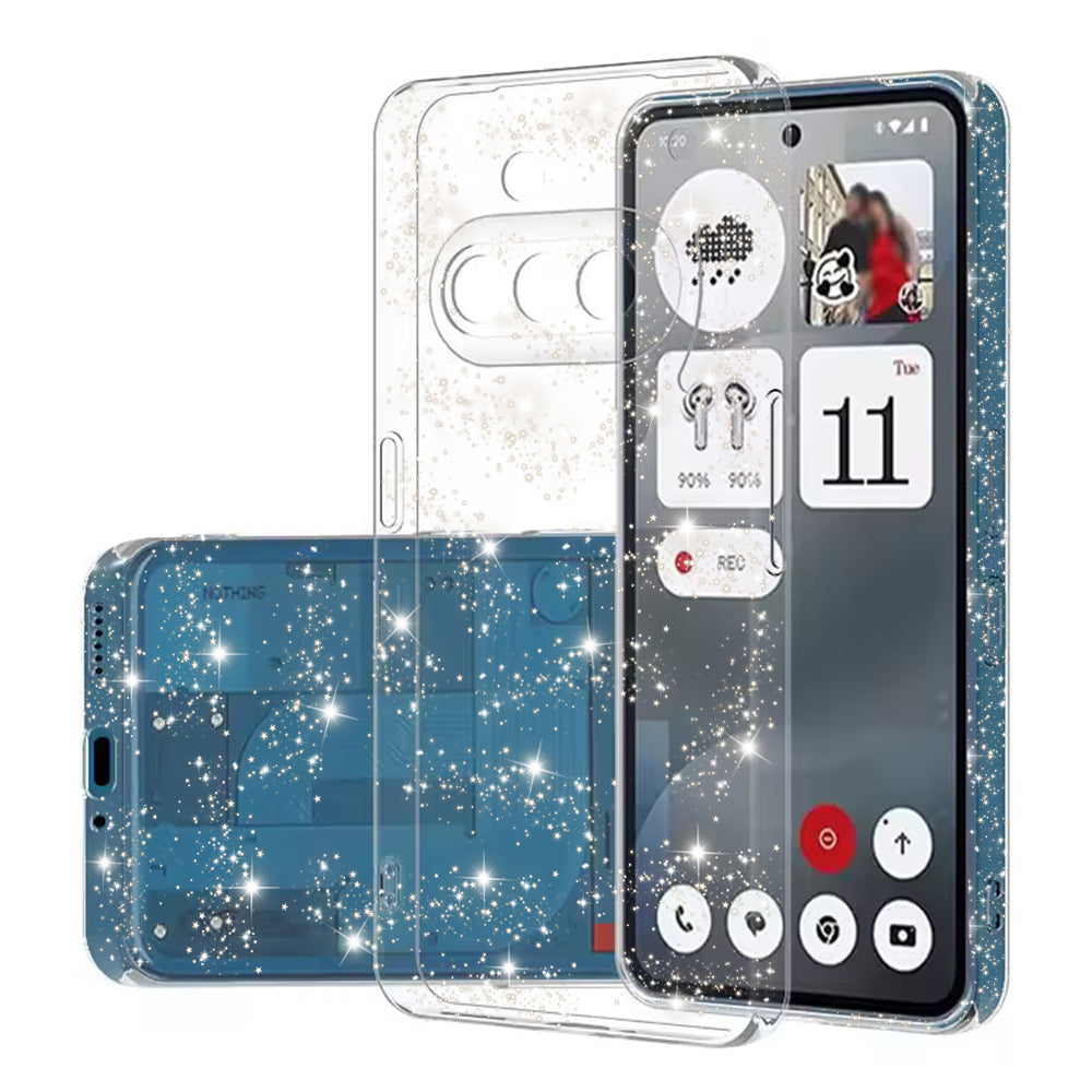 Husa de protectie Techsuit SparkleSkin Series compatibil cu Nothing Phone (3a), Transparent
