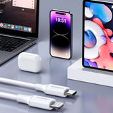 Cablu Ugreen US171 (10493), for iPhone, iPad, Fast Charge, USB-C to Lightning, 3A, 480Mbps, MFI Certified, 1m, Alb