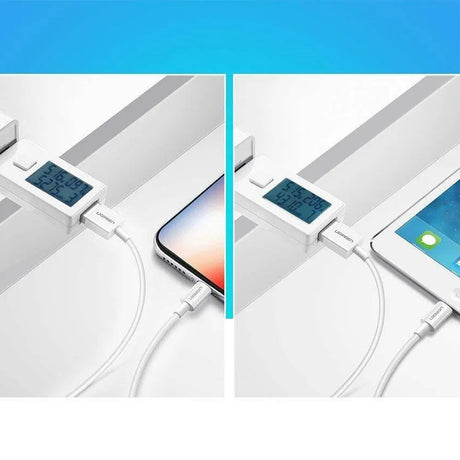 Cablu Ugreen US155 (20728), for iPhone, iPad, iPod, USB to Lightning, 5V/2.4A, 480Mbps, MFi Ceritified, 1m, Alb