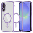 Husa de protectie Techsuit Luxury Crystal MagSafe compatibil cu Samsung Galaxy A36 5G / A56 5G, Mov Deschis