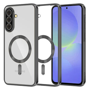 Husa de protectie Techsuit Luxury Crystal MagSafe compatibil cu Samsung Galaxy A36 5G / A56 5G, Negru