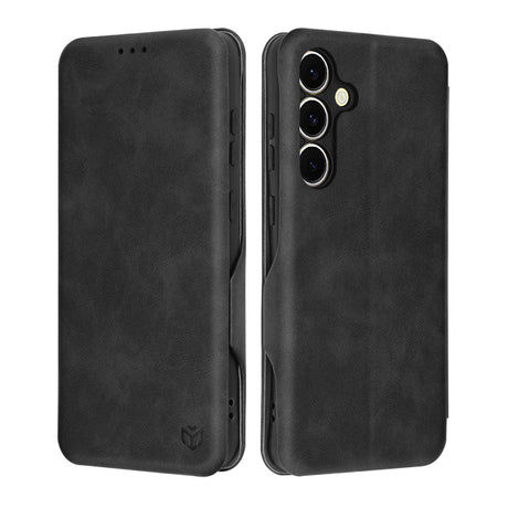 Husa de protectie Techsuit Safe Wallet Plus compatibil cu Samsung Galaxy S24 FE, Negru