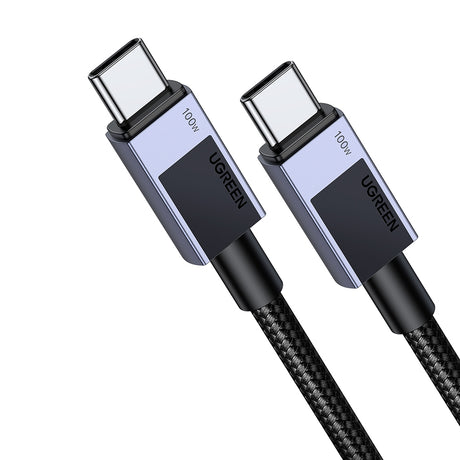 Cablu Ugreen L512 (45065), USB-C to Type-C, Fast Charging, PD100W, 5A, 480Mbps, 3m, Gri Spatial