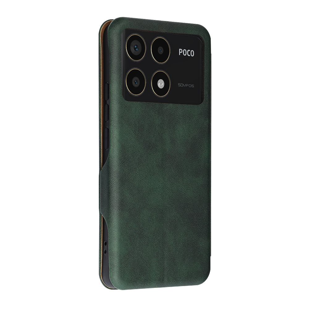 Husa de protectie Techsuit Safe Wallet Plus compatibil cu Xiaomi Poco F6 Pro, Verde