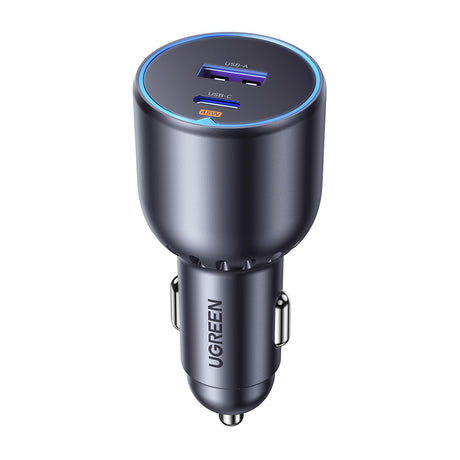 Incarcator Ugreen Car EC701 (35023), Fast Charging, Type-C, USB, 63W, 3A, PD3.0, QC 3.0, Negru