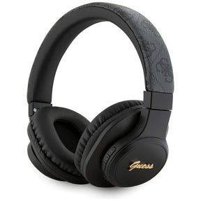 Casti Guess Wireless 4G Tone on Tone Script Logo (GUBH604FEMK), Bluetooth 5.3, USB-C, Over-ear, 300mAh, Negru