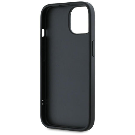 Husa de protectie Karl Lagerfeld Saffiano Athleisure Stripes Cord (KLHCP15SPAMSCNSP) compatibil cu iPhone 15, Roz