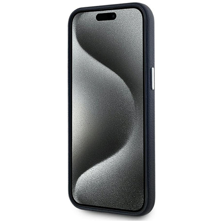 Husa de protectie Karl Lagerfeld Hardcase Leather (KLHCP15LPGWCMKHK) compatibil cu iPhone 15 Pro, Hotel RSG