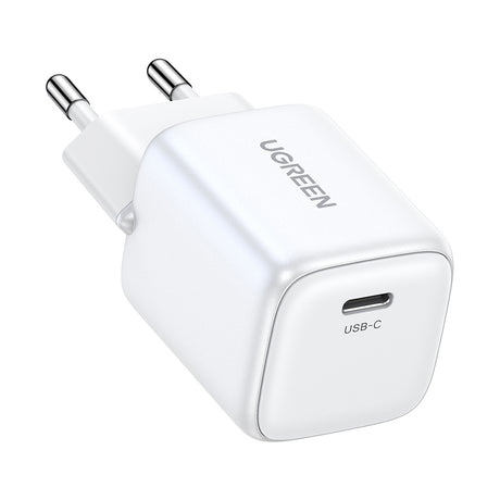 Incarcator Ugreen Nexode CD319 (15326), Fast Charging, GaN, USB-C, 30W, 3A, QC4.0, PD3.0, Alb