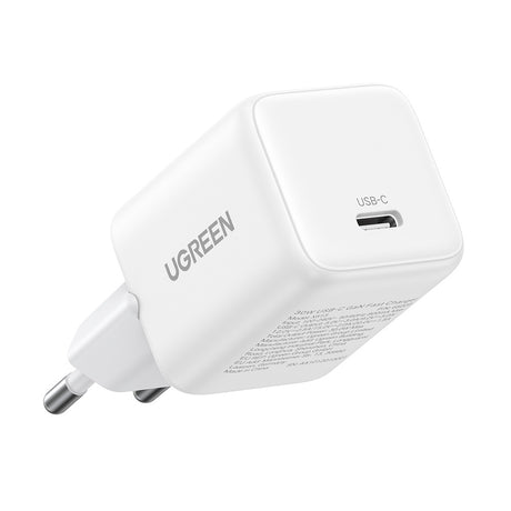 Incarcator Ugreen X513 (65009), USB-C, GaN, Fast Charging, 30W, QC4, 5V/3A, Alb