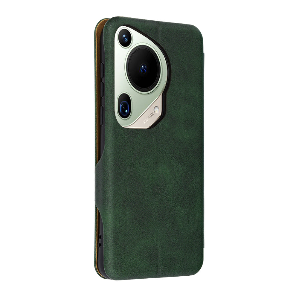 Husa de protectie Techsuit Safe Wallet Plus compatibil cu Huawei Pura 70 Ultra, Verde
