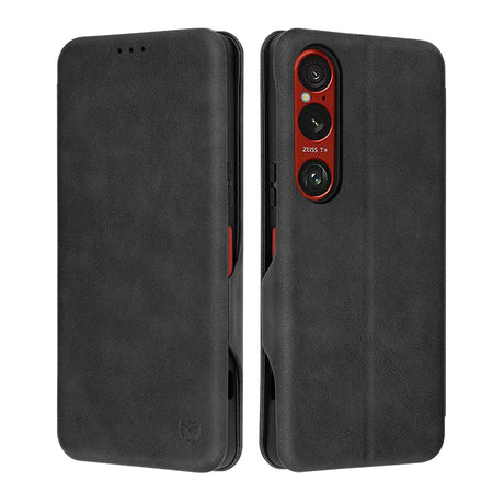 Husa de protectie Techsuit Safe Wallet Plus compatibil cu Sony Xperia 1 VI, Negru