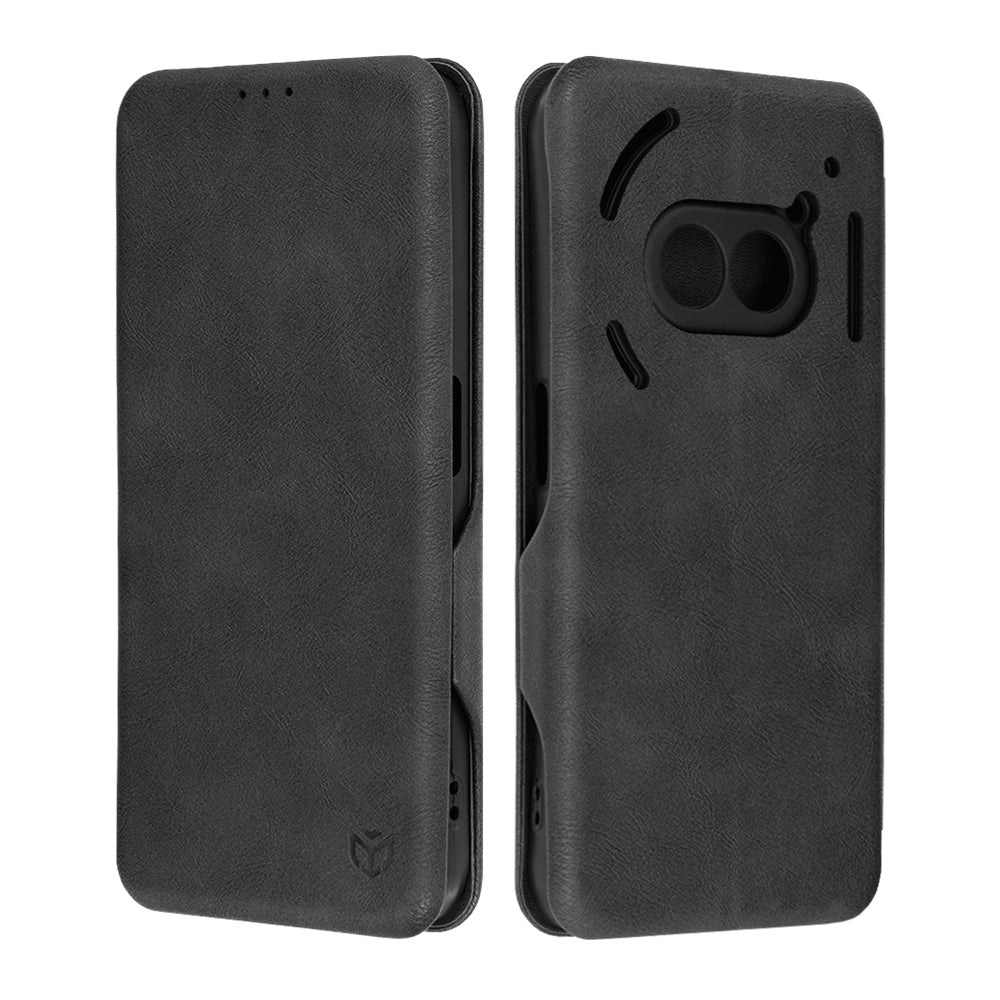 Husa de protectie Techsuit Safe Wallet Plus compatibil cu Nothing Phone (2a) / (2a) Plus, Negru