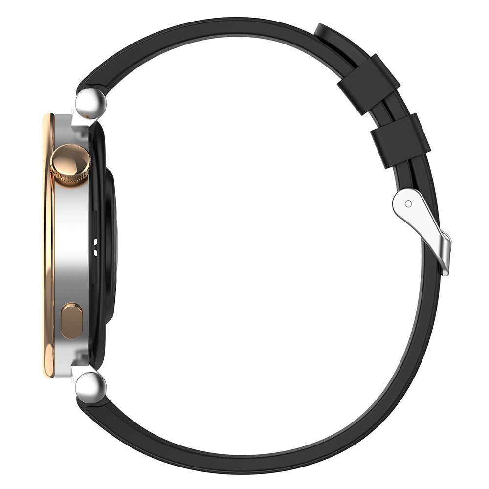 Curea smartwatch Techsuit Watchband 18mm (W075) compatibil cu Huawei Watch GT 4 (41mm)/W1/Honor Watch S1/Garmin Venu 2S/Vivoactive 4S, Gri